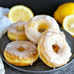 Baked Glazed Lemon Donuts