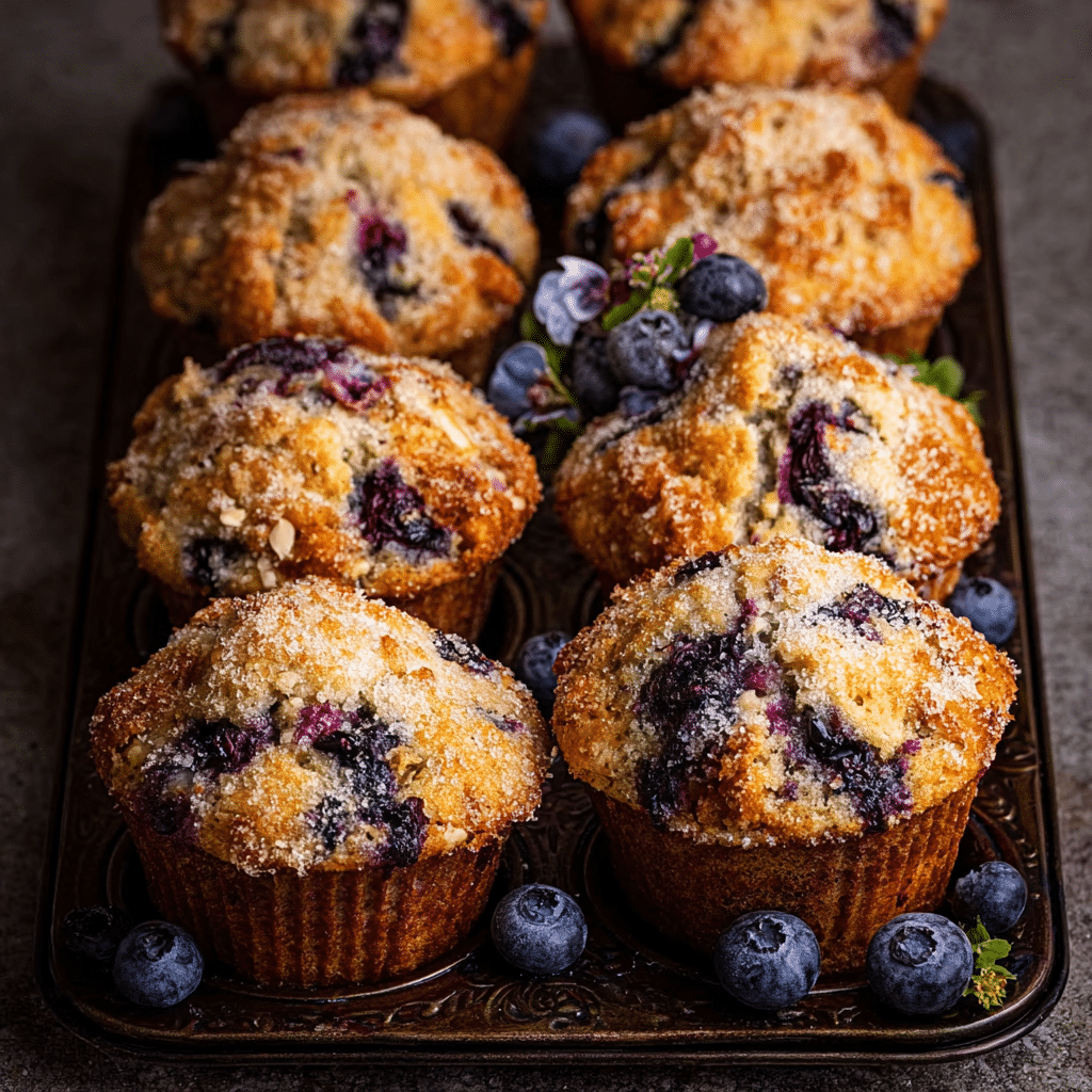 Blueberry Banana Muffins