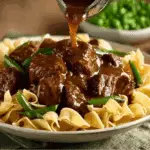 Beef Tips and Noodles