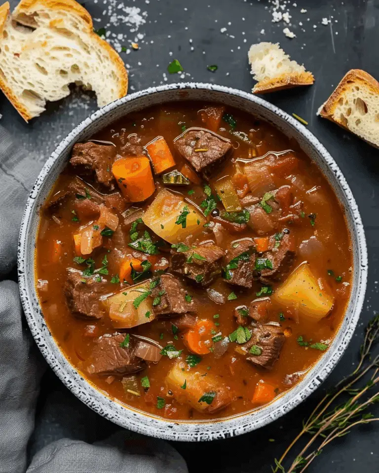 Braised Vegetable Beef Soup