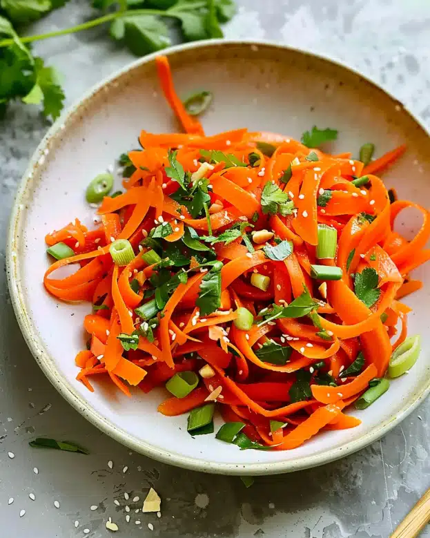 Raw Carrot Salad (5-Minute Viral TikTok Recipe)