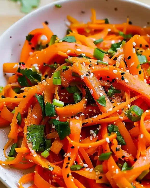 Raw Carrot Salad (5-Minute Viral TikTok Recipe)