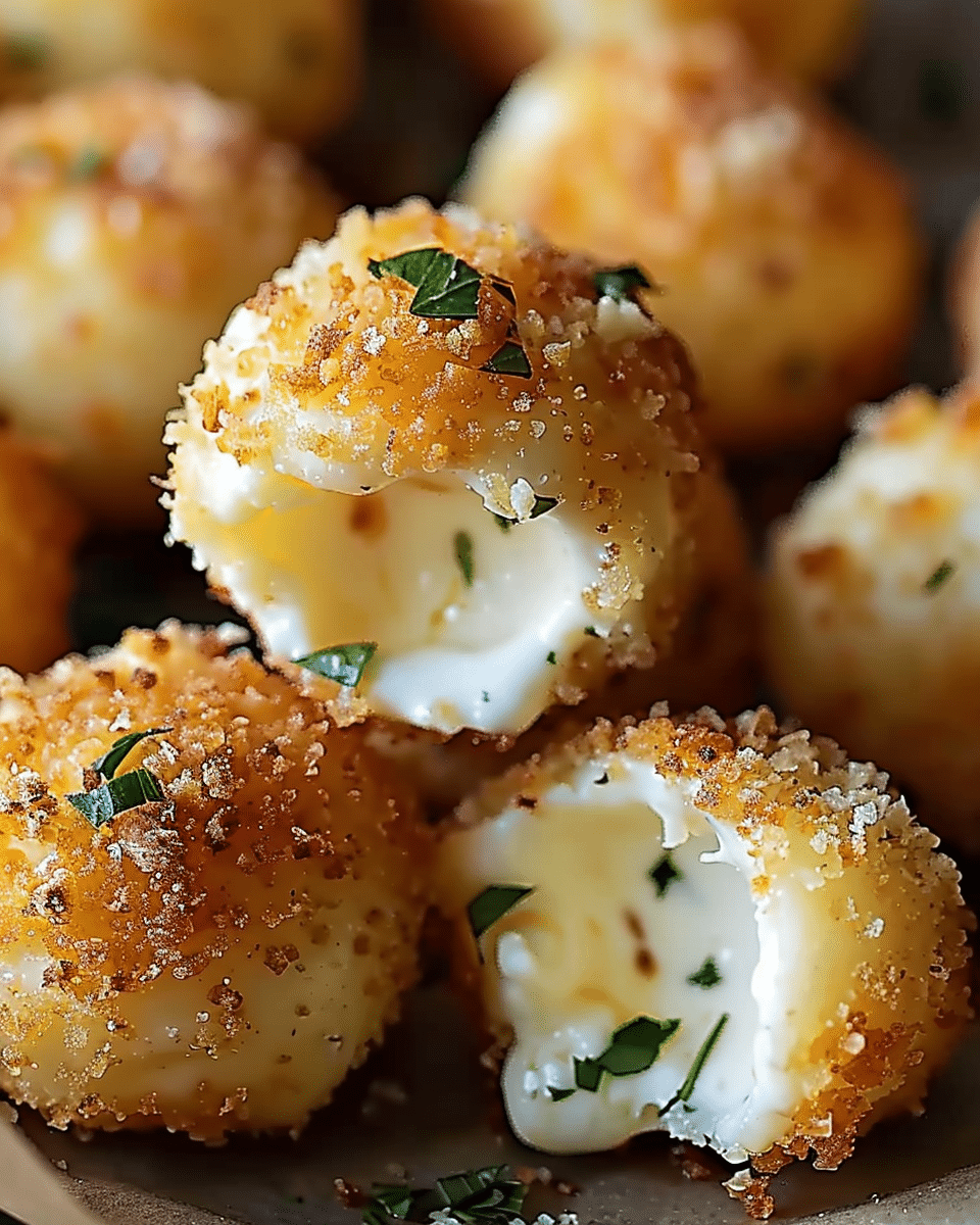 Cheesy Parmesan Mozzarella Bites