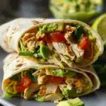 Chicken Avocado Ranch Burritos