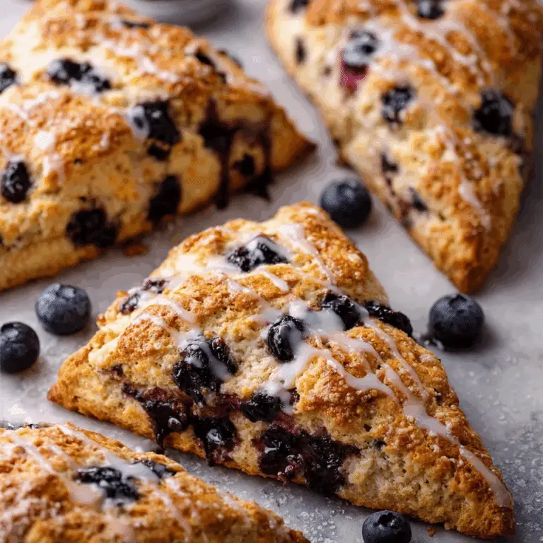 Classic Bakery-Style Blueberry Scones