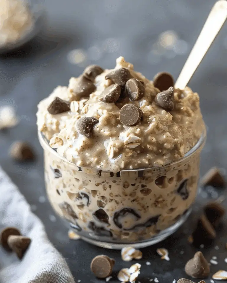 Cookie Dough Overnight Oats
