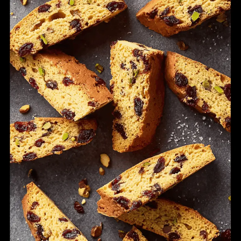 Classic Cranberry Orange Biscotti