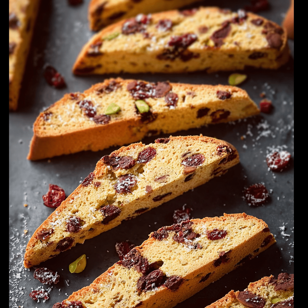 Classic Cranberry Orange Biscotti