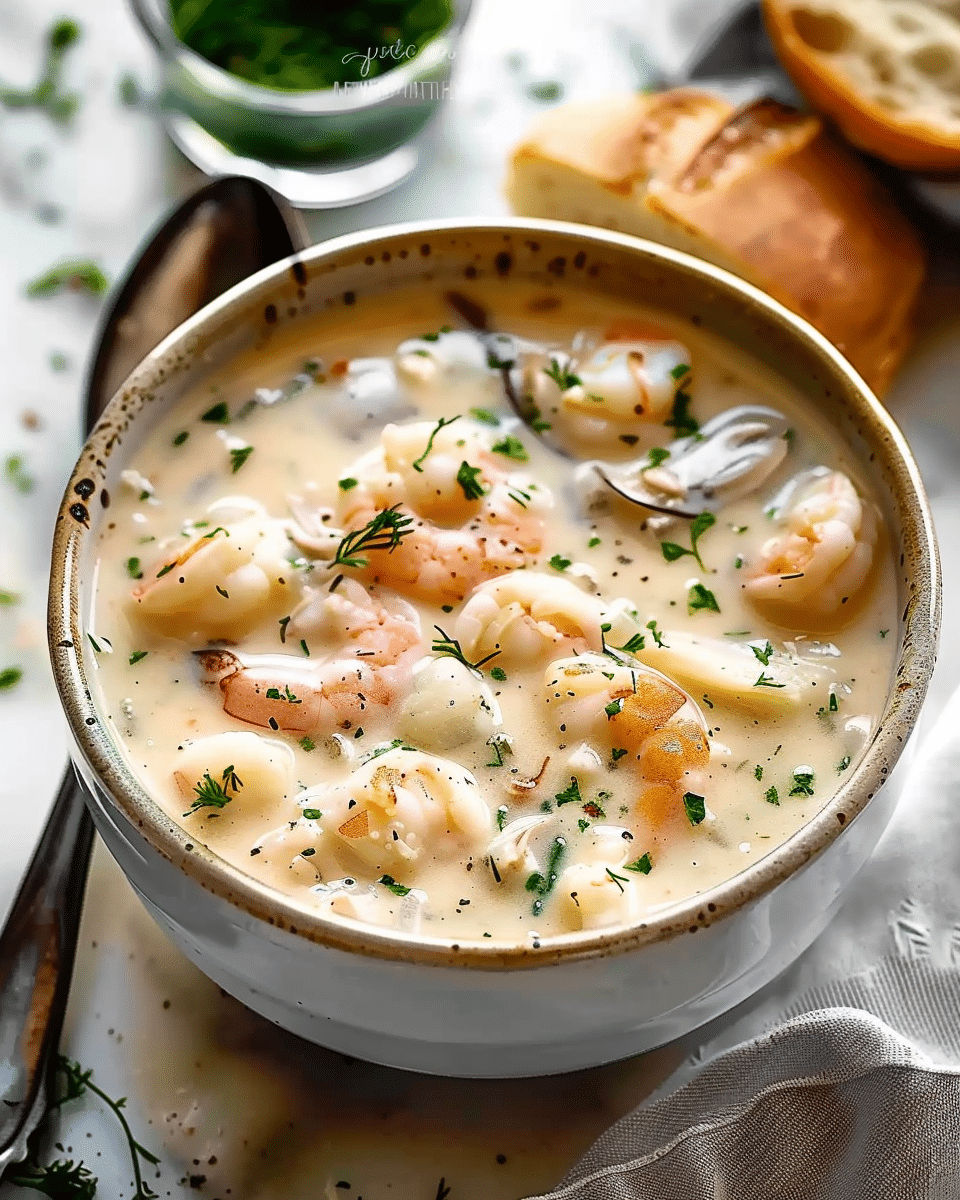 The Best Creamy Seafood Chowder