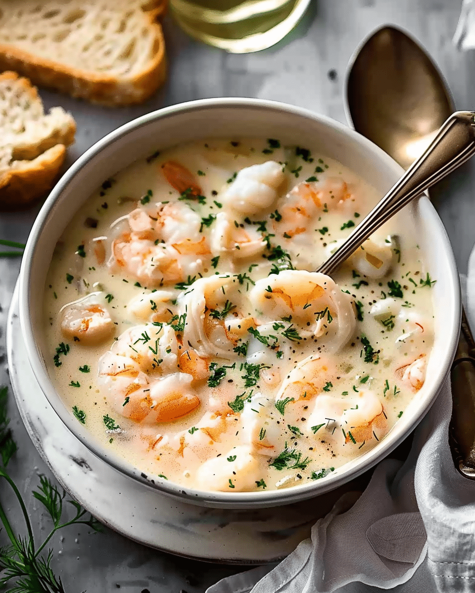The Best Creamy Seafood Chowder