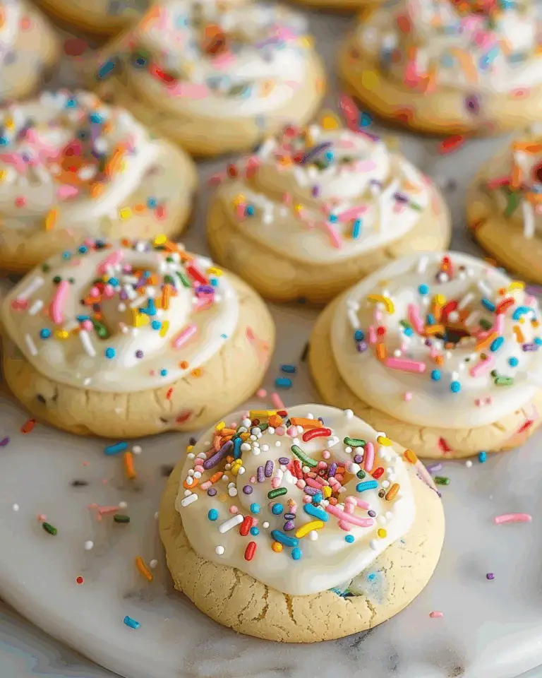 Crumbl Birthday Cake Cookies