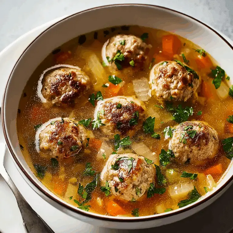 Delicious Meatball Soup