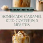 Easy Homemade Caramel Iced Coffee