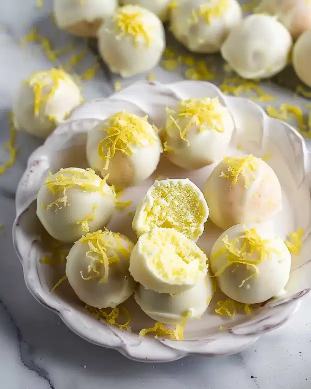 3-Ingredient Easy Lemon Cake Balls Recipe