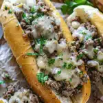 Easy Philly Cheesesteak With Ground Beef