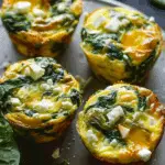 Egg Muffins with Spinach and Feta Recipe