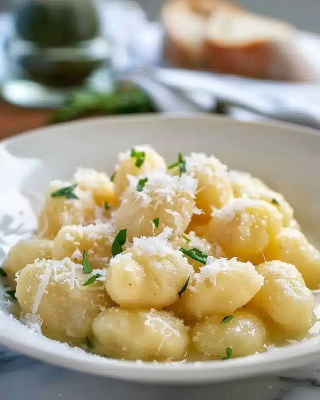 Potato Gnocchi in Creamy Parmesan Sauce 4 Potato Gnocchi in Creamy Parmesan Sauce