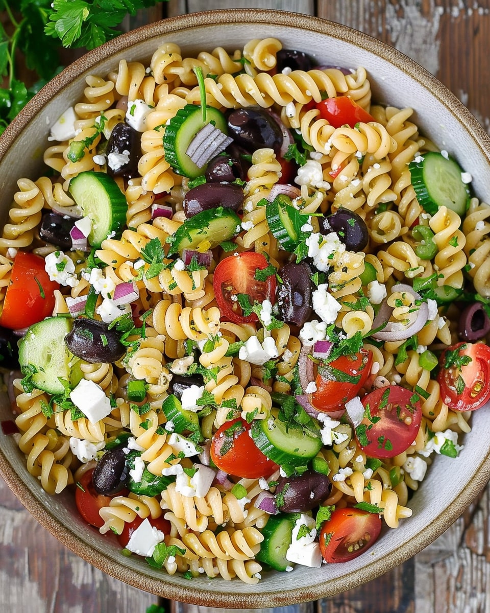 Greek Pasta Salad Recipe