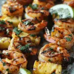 Grilled Pineapple Shrimp Skewers