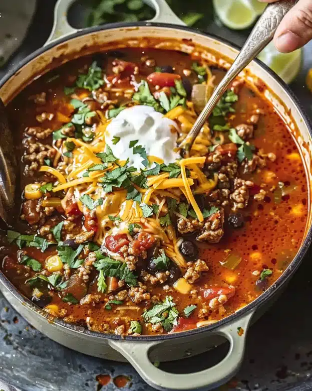 Beef Enchilada Soup