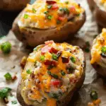 Cottage Cheese Baked Potatoes