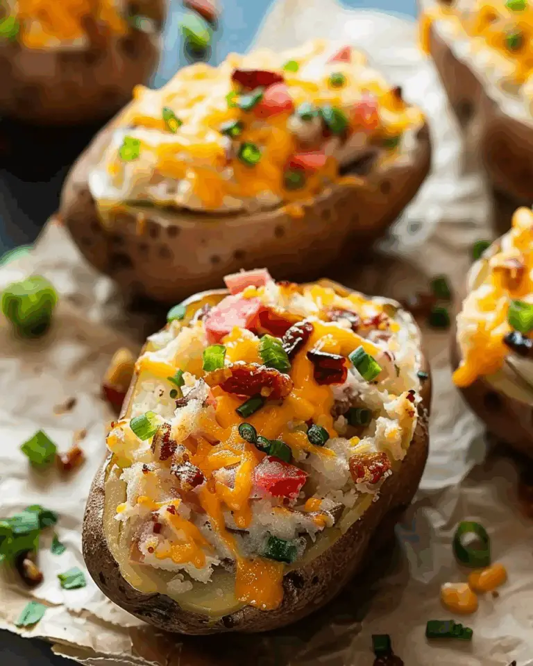 Cottage Cheese Baked Potatoes