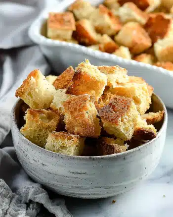 Homemade Sourdough Croutons