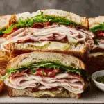 Italian Turkey Club Sandwiches