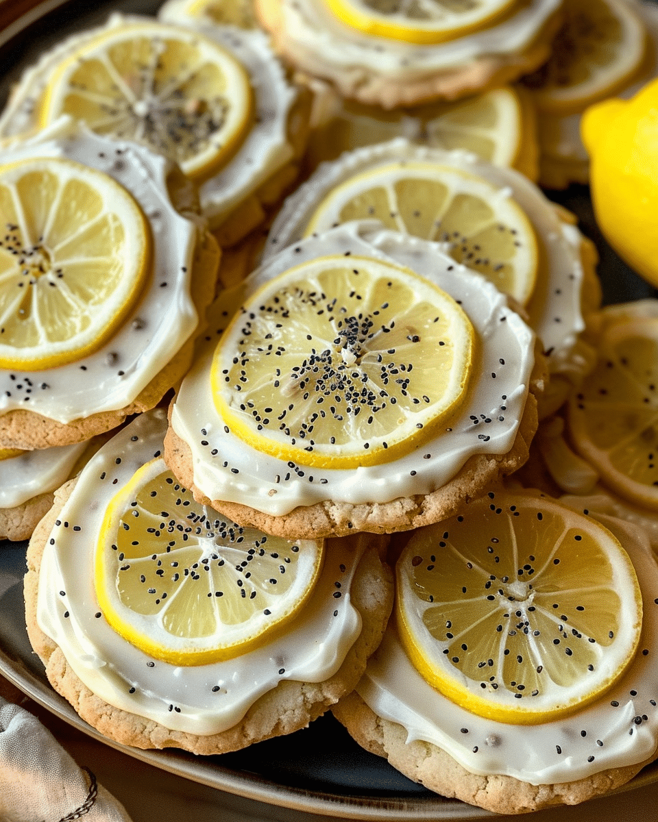 Lemon Poppyseed Sunshine Cookies 