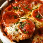 Low Carb Cottage Cheese Pizza Bowl