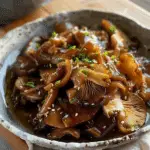 Easy Seared Maitake Mushrooms with Ginger Teriyaki Sauce