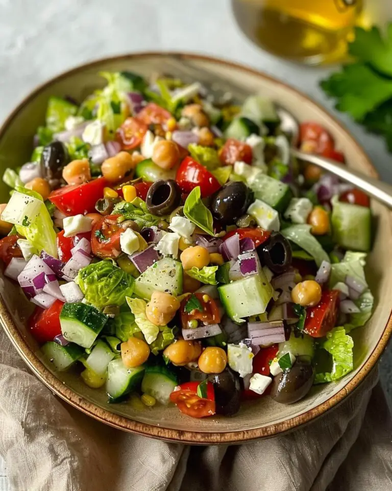 Mediterranean Chopped Salad Recipe