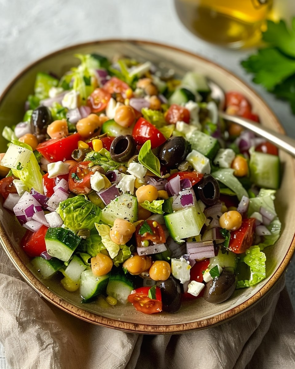 Mediterranean Chopped Salad Recipe