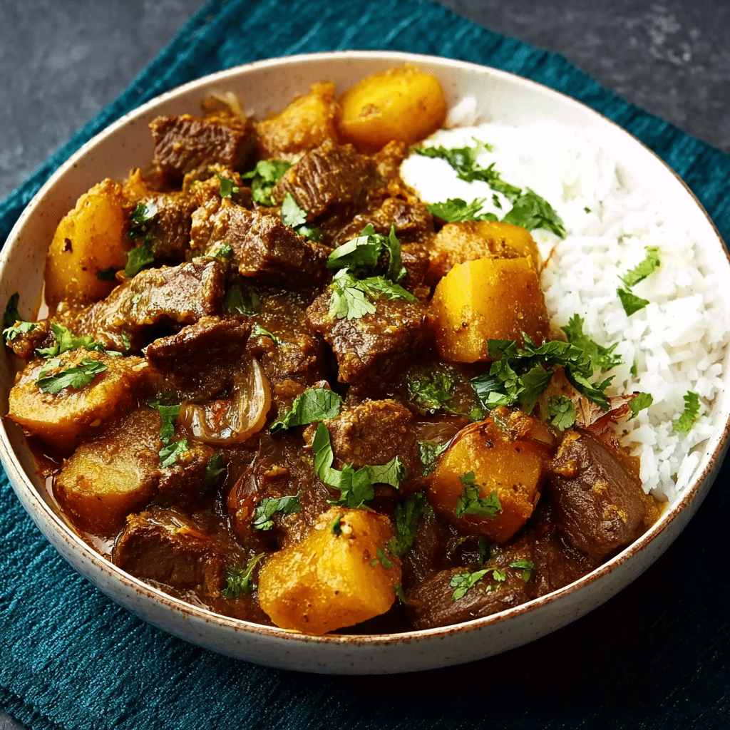 Mum’s Savory Beef and Potato Curry Recipe
