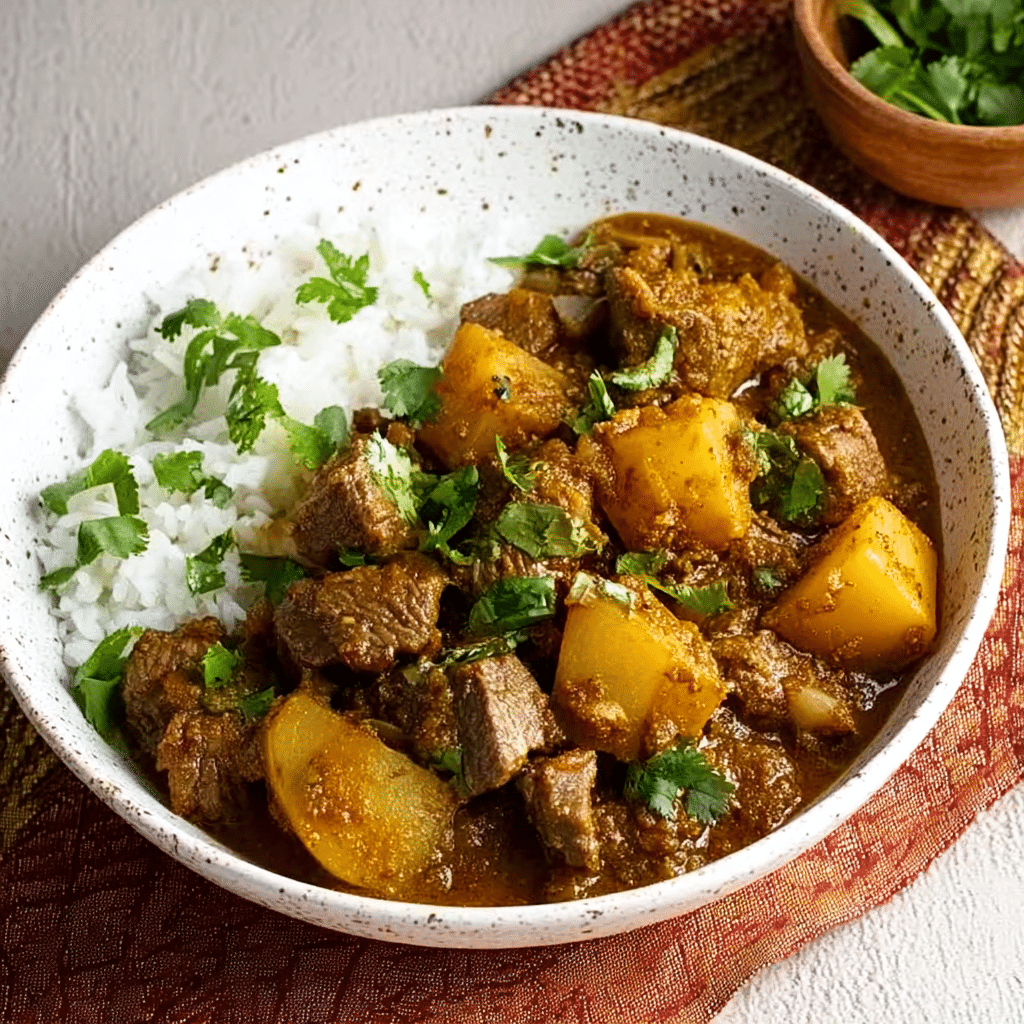 Mum’s Savory Beef and Potato Curry Recipe