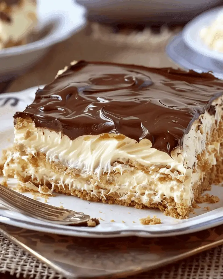 No-Bake Eclair Cake