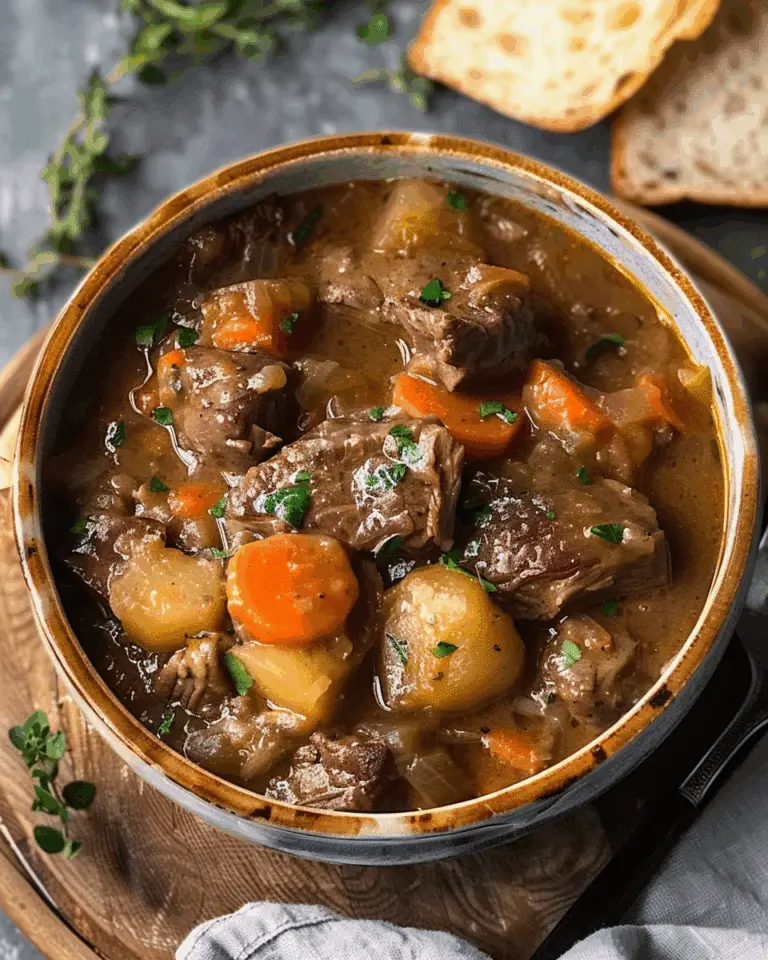 Old Fashioned Beef Stew
