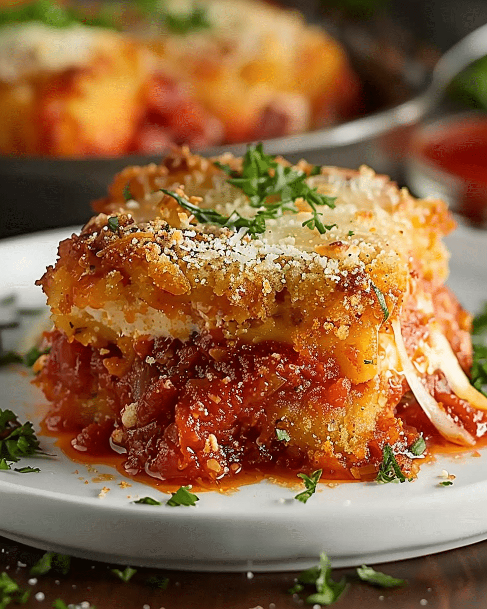 Olive Garden Fried Lasagna