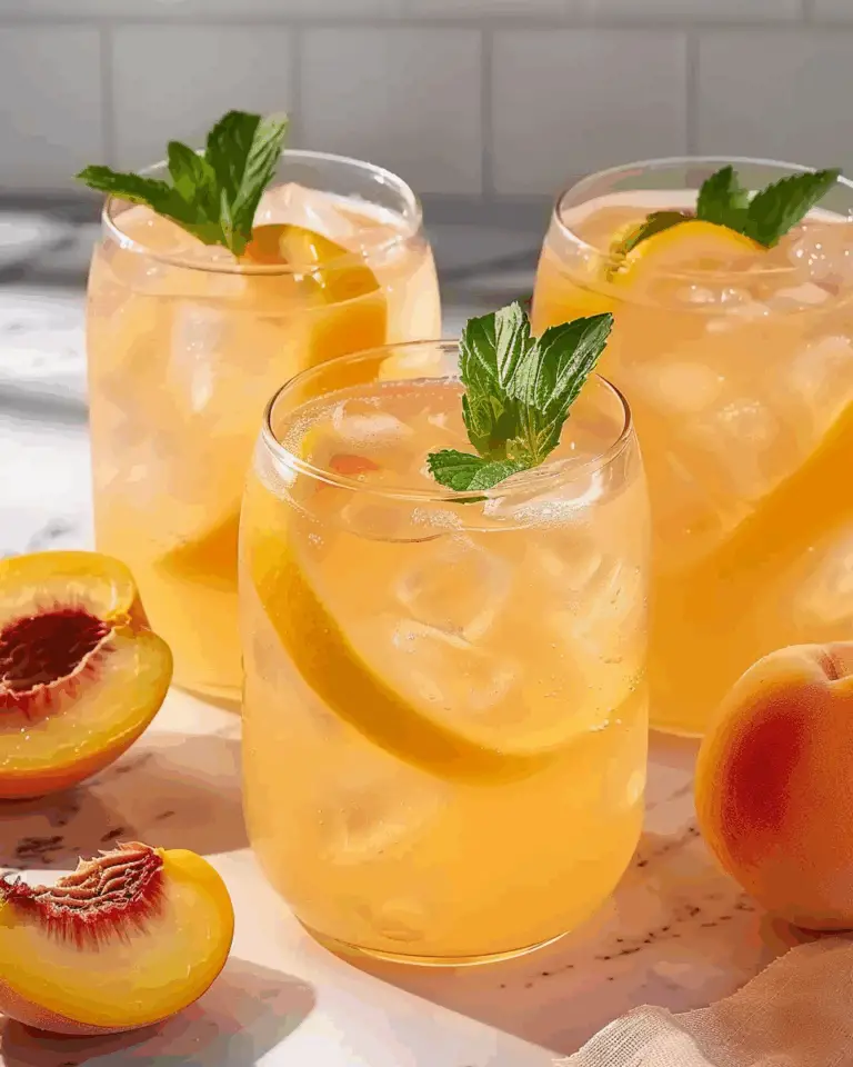 Peach Lemonade Recipe – Easy, Fruity, and Refreshing