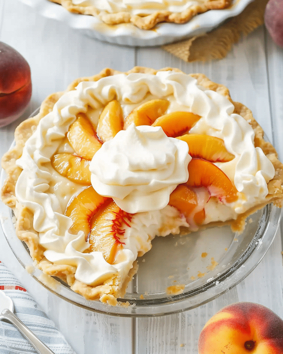 Peaches and Cream Pie