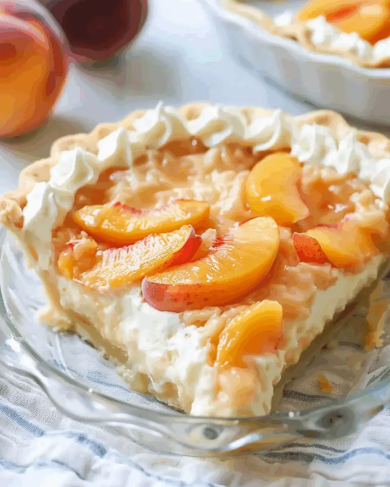 Peaches and Cream Pie
