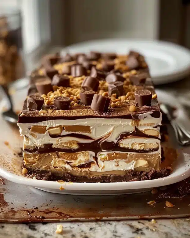 Peanut Butter Cup Icebox Cake