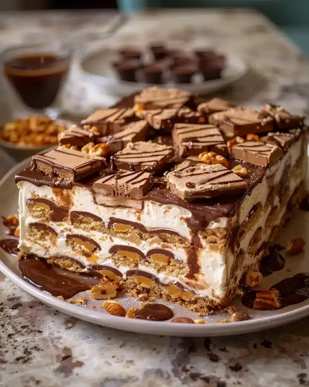 Peanut Butter Cup Icebox Cake