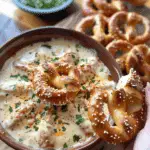 Easy Pretzel Cheese Dip