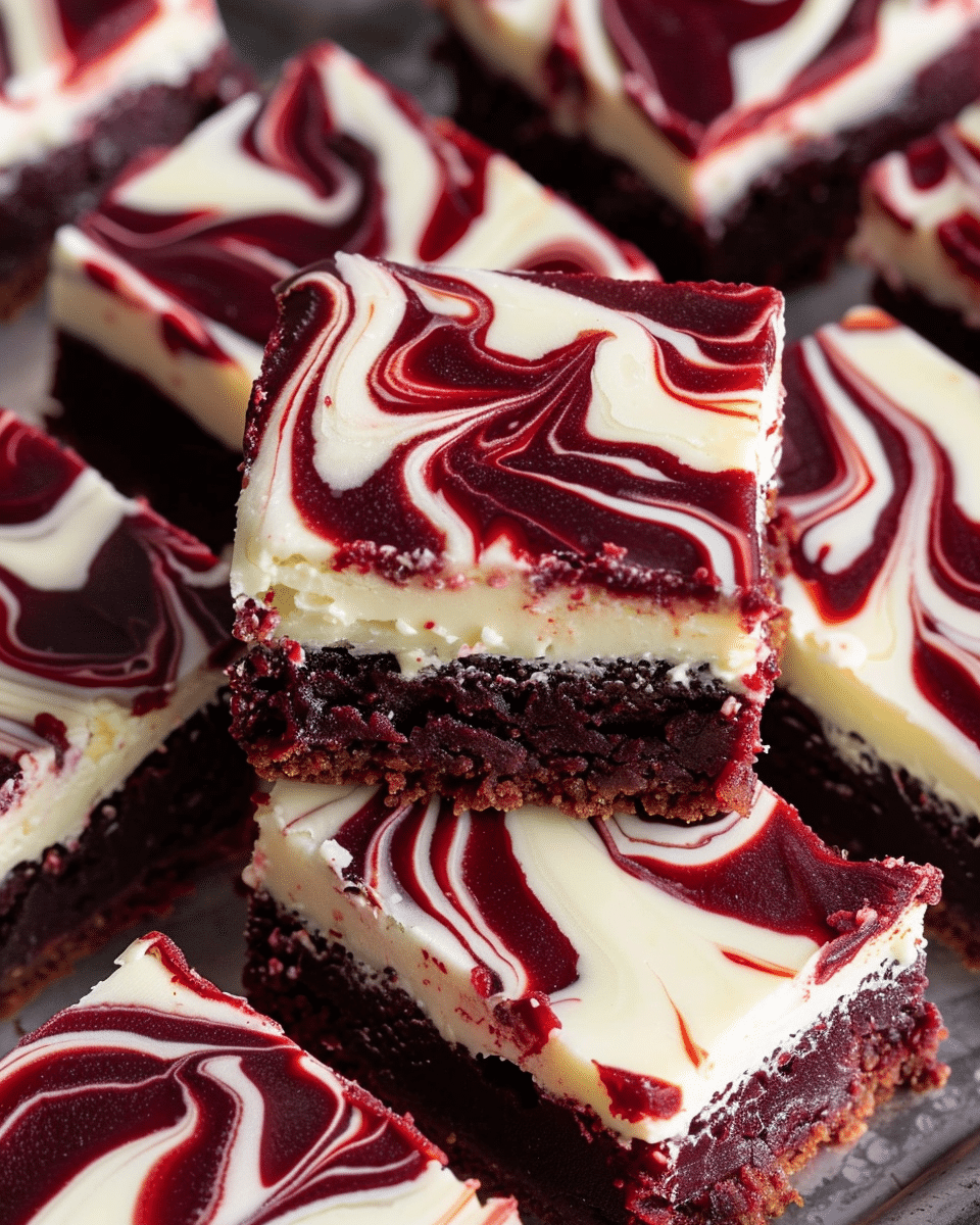 Red Velvet Cheesecake Brownies