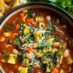 Rustic Minestrone Soup With Beans And Pasta