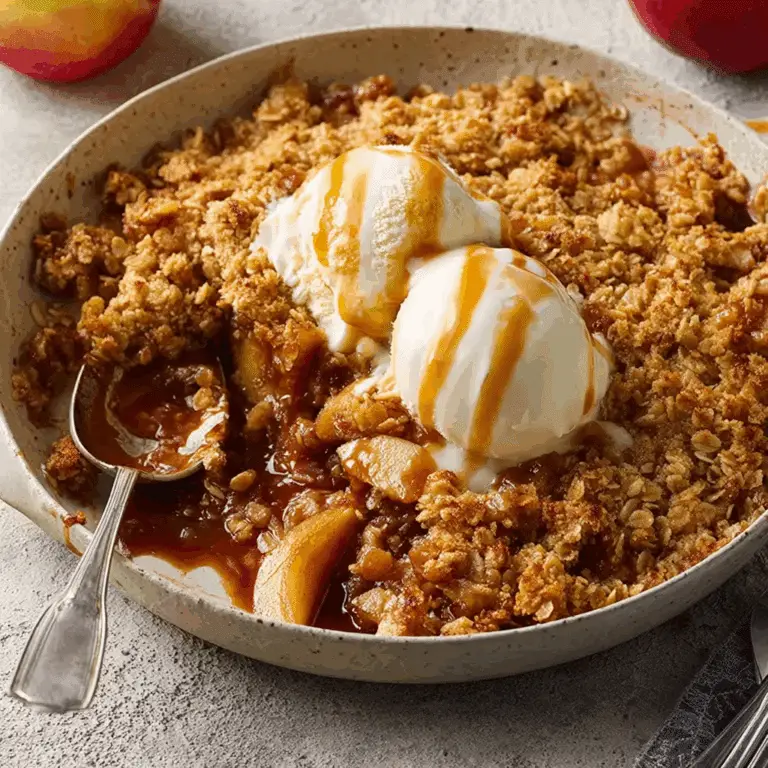 Homemade Apple Crisp Recipe