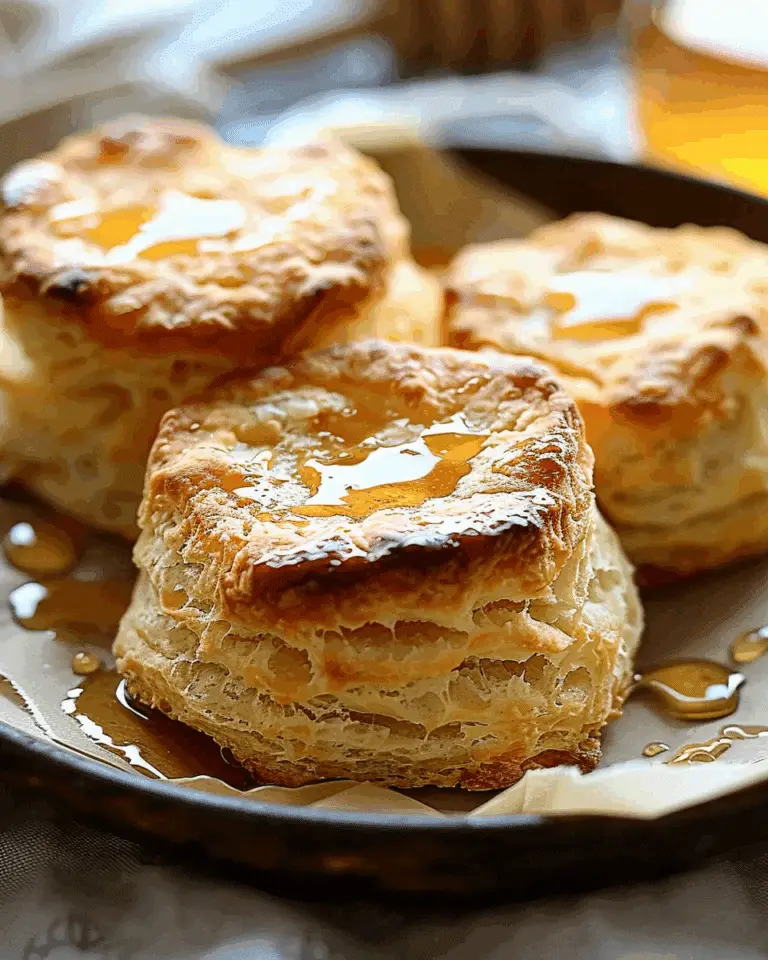 Salted Honey Butter Buttermilk Biscuits