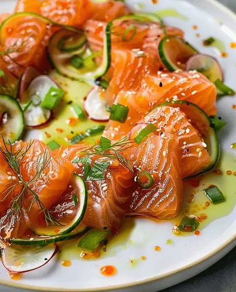 Salmon Crudo