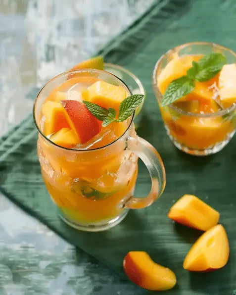 Mango And Peach Cooler